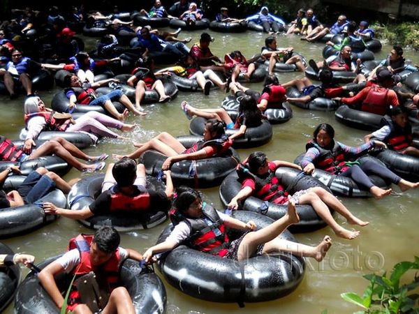 Wisatawan Padati Gua Pindul di Gunungkidul