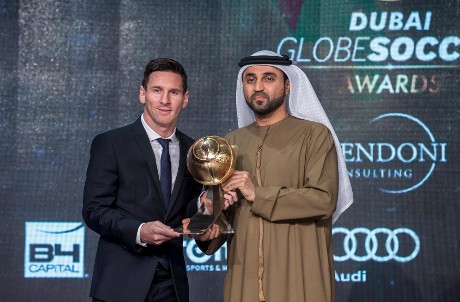 Messi dan Barcelona Terbaik di Dunia Versi Globe Soccer Awards