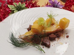 Resep Ayam: Smoked Chicken with Melon and Orange