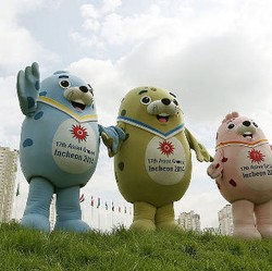 Drawa dan Maskot-Maskot Asian Games Lainnya