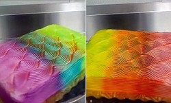 Wuow! Kue Ini Bisa Berubah Warna Ketika Diputar!