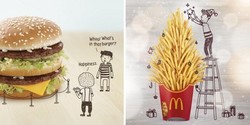 Promosikan Menunya, McD Singapore Gunakan Instagram dengan Doodle Unik