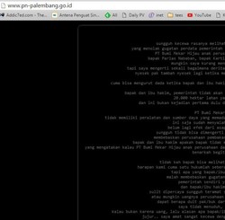 Hacker Korban Asap Retas Website Pengadilan Negeri Palembang