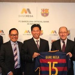 Bank Mega Jalin Kerja Sama dengan Barcelona