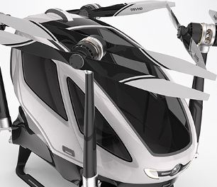 Drone Futuristik untuk Angkut Orang