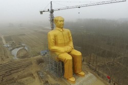 Patung Mao Zedong Raksasa Jadi Destinasi Baru di China
