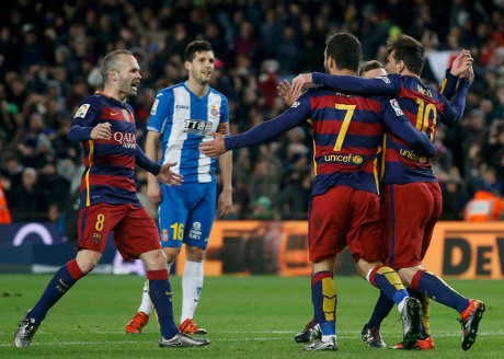 Barca Hantam Espanyol 4-1