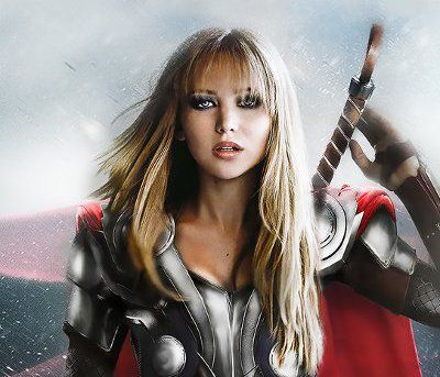 Jennifer Lawrence Jadi Thor, Kristen Stewart Jadi Loki