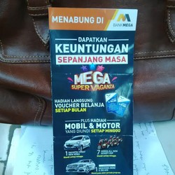 Nabung di Bank Mega, Dapat Bonus Motor dan Mobil Tiap Minggu
