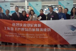Gaet Turis China, Garuda Indonesia Buka Rute Shanghai-Denpasar