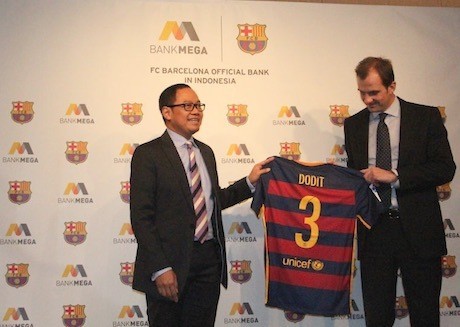 Ini Alasan Bank Mega Berpartner dengan Barcelona