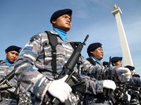TNI Gelar Apel Ops Gaktib di Monas