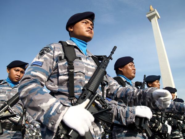 TNI Gelar Apel Ops Gaktib di Monas