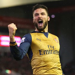 Giroud Kini Punya 11 Gol dalam 11 Laga Tandang Arsenal