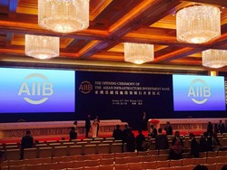 Xi Jin Ping dan Puluhan Menkeu Resmikan Bank Infrastruktur Asia