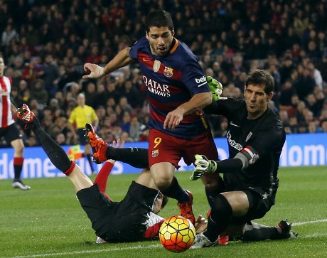 Suarez Hat-trick, Barca Lumat Athletic Bilbao 6-0