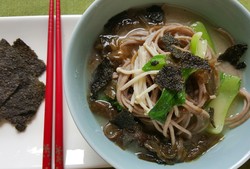Resep Mie: Soba Kuah Miso Sayuran