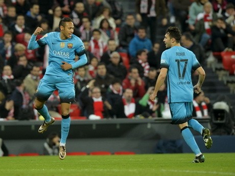Tanpa Messi dan Suarez, Barca Atasi Athletic Bilbao 2-1