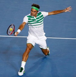 Federer Express Ngebut ke Perempatfinal