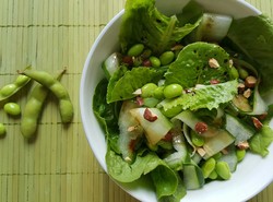 Resep Salad: Selada Edamame dan Mentimun