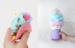 Tampilan Unik Permen Kapas, dari Taco Hingga Sandwich