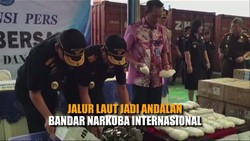 Jalur Laut Jadi Andalan Bandar Narkoba Internasional