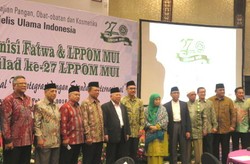 Tandai HUT ke-27 LPPOM MUI dan Komisi Fatwa Gelar Rakornas