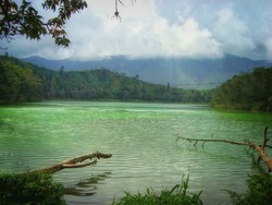 Hijaubya Telaga Warna yang Menenangkan