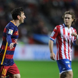 Kalahkan Gijon 3-1, Barca Mantap di Puncak Klasemen