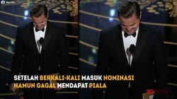 Akhirnya Leonardo DiCaprio Bawa Pulang Oscar