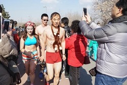 Ada Lomba Maraton Hanya Berpakaian Dalam di Beijing