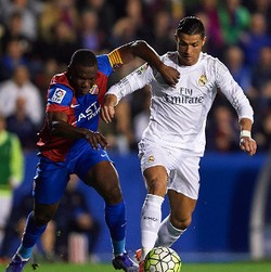 Madrid Menang 3-1 atas Levante