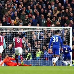 Fabregas Dua Gol, Chelsea Berimbang dengan West Ham 2-2