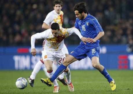 Italia Berimbang 1-1 dengan Spanyol