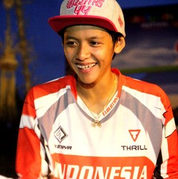 Elga Kharisma Juara Putaran Pertama Banyuwangi International BMX