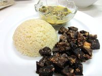 Sedap Mengenyangkan Nasi Kencur Berlauk Paru Goreng Ketumbar