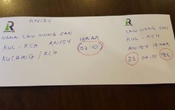 Bikin Boarding Pass Tulis Tangan, Maskapai Malaysia Jadi Omongan