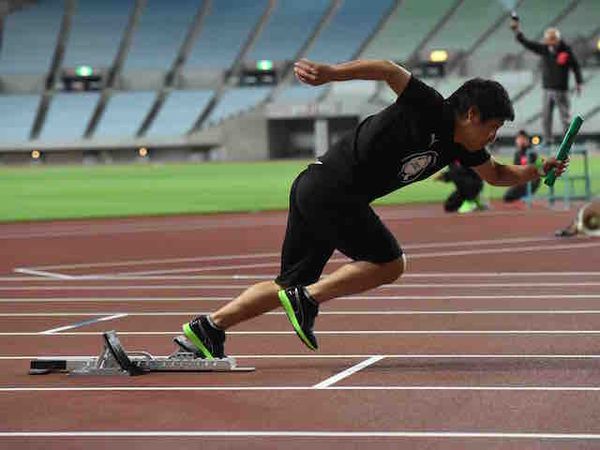 Pada Sebuah Event Lari Berantai di Osaka