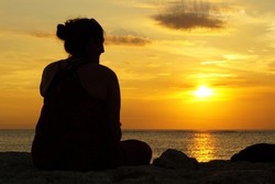 Tak Pernah Bosan Menatap Senja di Kuta, Bali