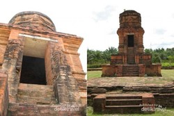 Pesona Candi Bahal Dilihat Pakai Drone