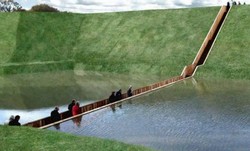 Jembatan Nabi Musa yang Membelah Air di Belanda