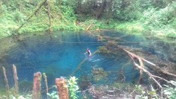 Pulang ke Jambi, Yuk Berenang di Telaga Biru!