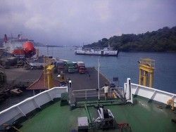 Asyiknya Naik kapal Laut ke Lampung