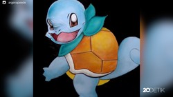 Tutorial Make Up Ala Squirtle Si Monster Pokemon Go