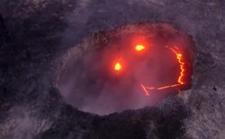 Lava Tersenyum di Gunung Berapi Hawaii Bikin Heboh Netizen