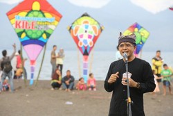 Festival Layang-layang Warnai Langit Pantai Boom, Banyuwangi