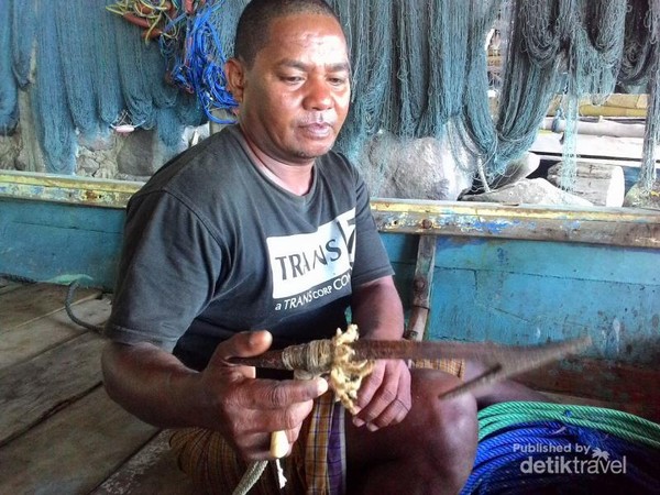 Salah seorang pemburu paus