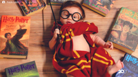 Gemas! Bayi Mungil ini Photoshoot ala Harry Potter