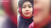 Nge-VLOG Saat Berkendara, Dua Gadis Cium Aspal