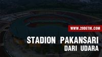 Ciamik! Ini Penampakan Stadion Pakansari dari Udara